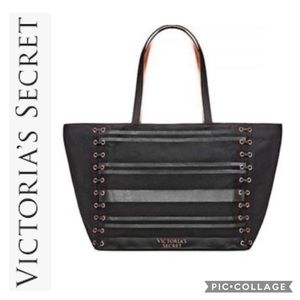 🆕Victoria’s Secret Canvas Laced Up Weekender Tote